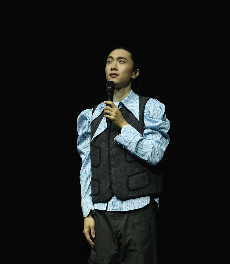 Stand-up comedian Men Qiang Photos: Courtesy of iQIYI