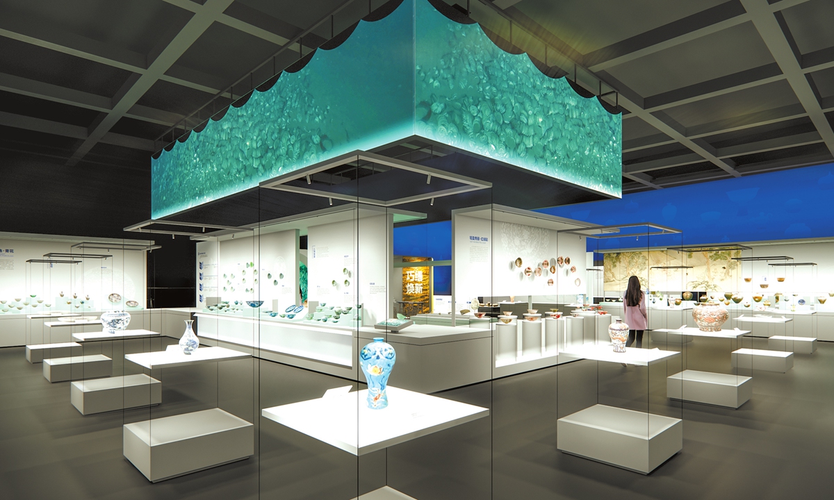 The exhibiting hall of China (Hainan) Museum of the South China Sea. Photo: Courtesy of Photos: Courtesy of China (Hainan) Museum of the South China Sea