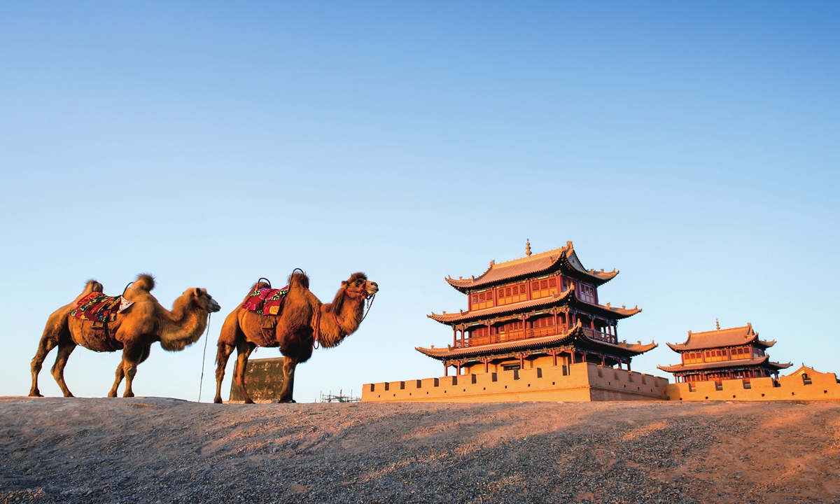 
Northwest China's Gansu Province is located along the ancient Silk Road that Vienna Cammarota traveled through. Photo: VCG