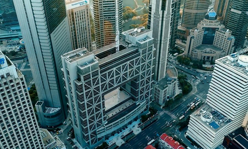 This file photo shows an exterior view of the Shanghai Stock Exchange in Shanghai, east China. (Xinhua)