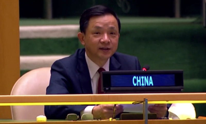 Dai Bing, China's deputy permanent representative to the UN (Photo:Foreign Ministry official website)