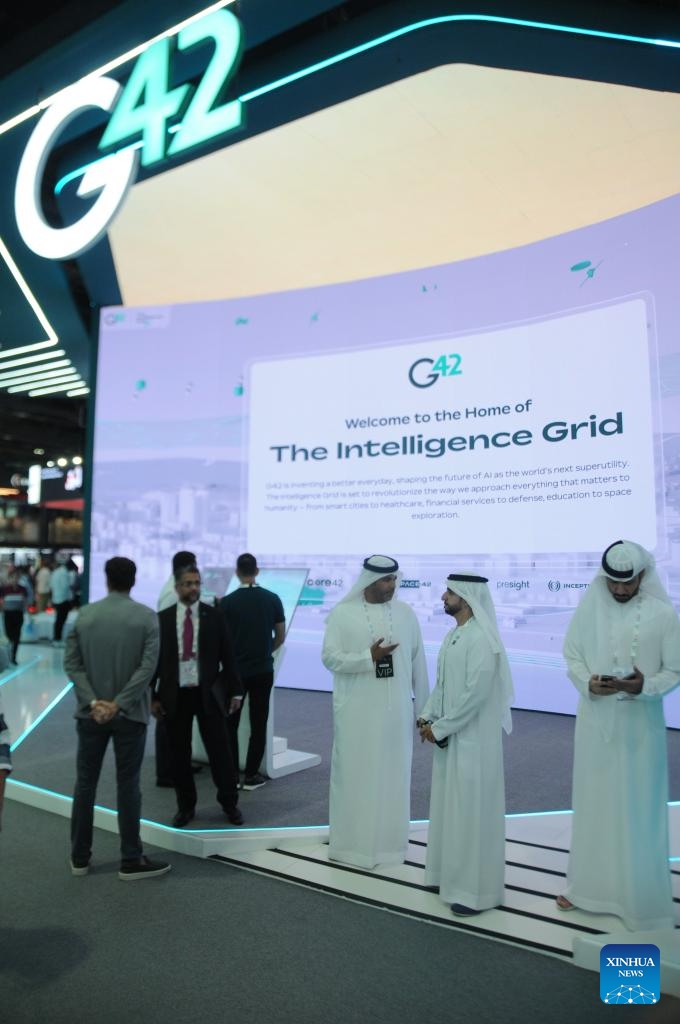 People attend the Gulf Information Technology Exhibition (GITEX) in Dubai, the United Arab Emirates, on Oct. 17, 2024. (Photo: Xinhua)