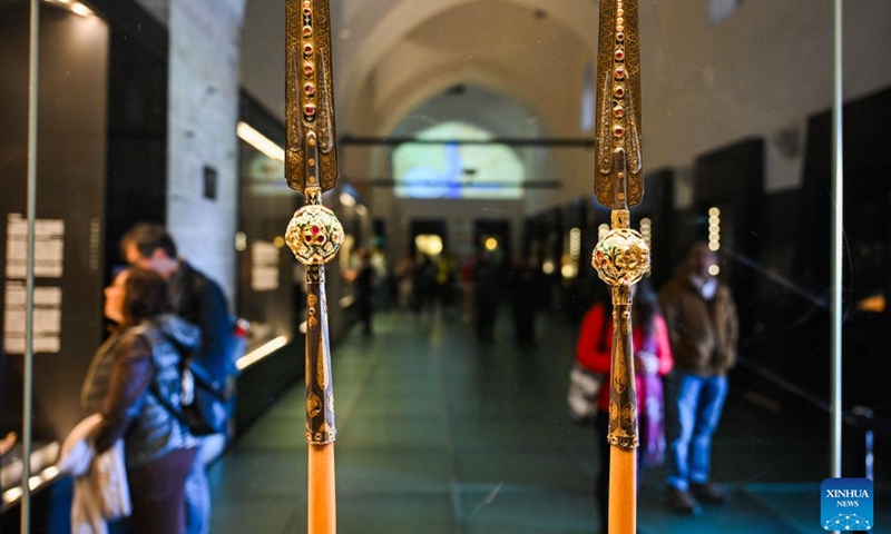 Tourists visit the Topkapi Palace Museum in Istanbul, Türkiye, Oct. 23, 2024. The Topkapi Palace was the palace of the Ottoman Empire from the 15th to the 19th century. In 1924, the palace was converted into the Topkapi Palace Museum. The museum now houses many treasures, including porcelain from China. (Photo: Xinhua)