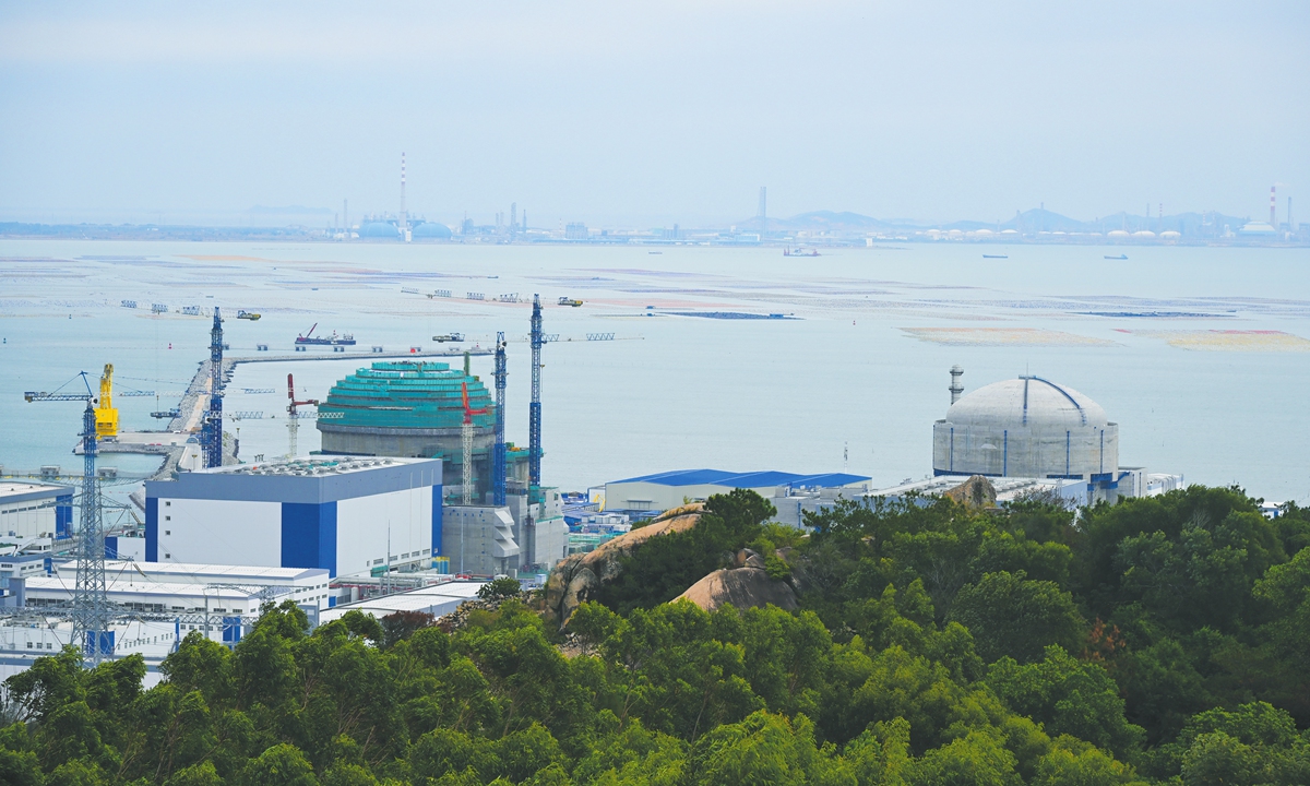 The construction site of Zhangzhou Fuqing Nuclear Power Plant in Fujian Province on October 15, 2024 
Photo: Tao Mingyang/GT 