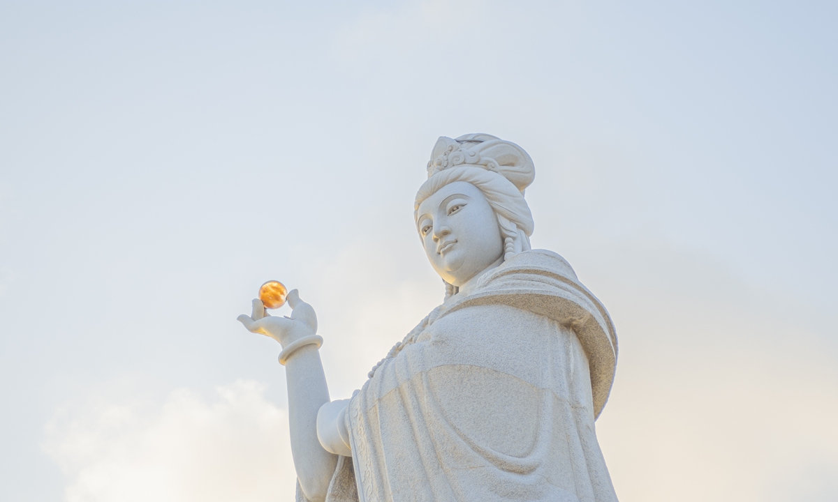 A Mazu statue on Meizhou Island, Fujian Province Photo: VCG