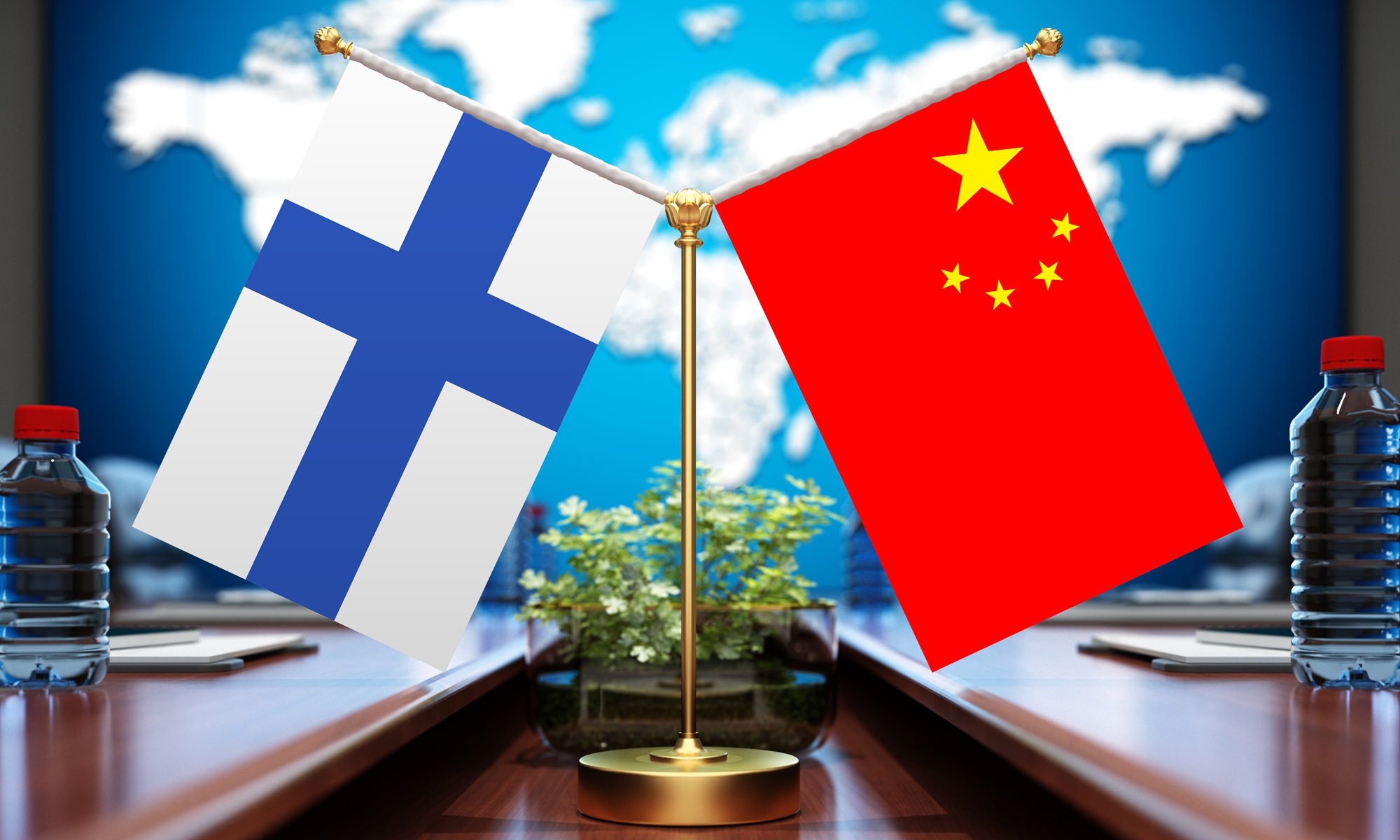 China Finland Photo: VCG