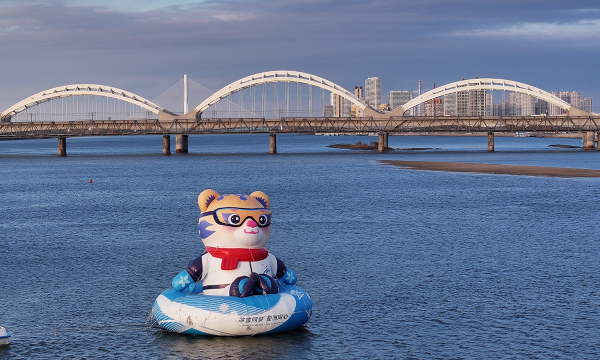 Binbin, the mascot of the 9th Asian Winter Games   Photo: VCG