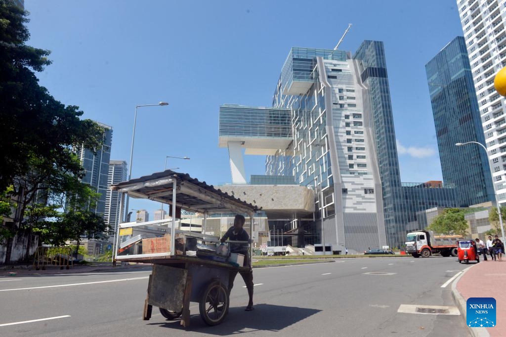 This photo taken on Oct. 30, 2024 shows a view of Colombo, Sri Lanka. (Photo: Xinhua)