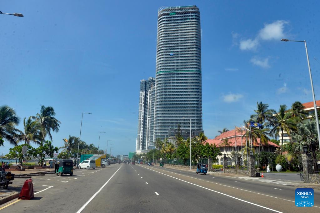 This photo taken on Oct. 30, 2024 shows a view of Colombo, Sri Lanka. (Photo: Xinhua)