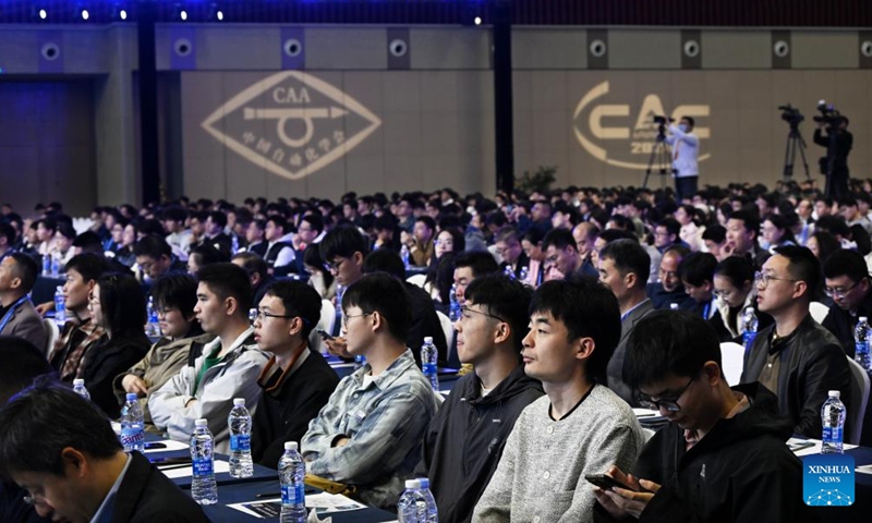 Participants attend the 2024 China Automation Congress in Qingdao, east China's Shandong Province, Nov. 2, 2024. The 2024 China Automation Congress, which focuses on the deep integration of automation and artificial intelligence as well as explores the innovative development of new industries and technologies, would last from Nov. 1 to Nov. 3 here. (Photo: Xinhua)