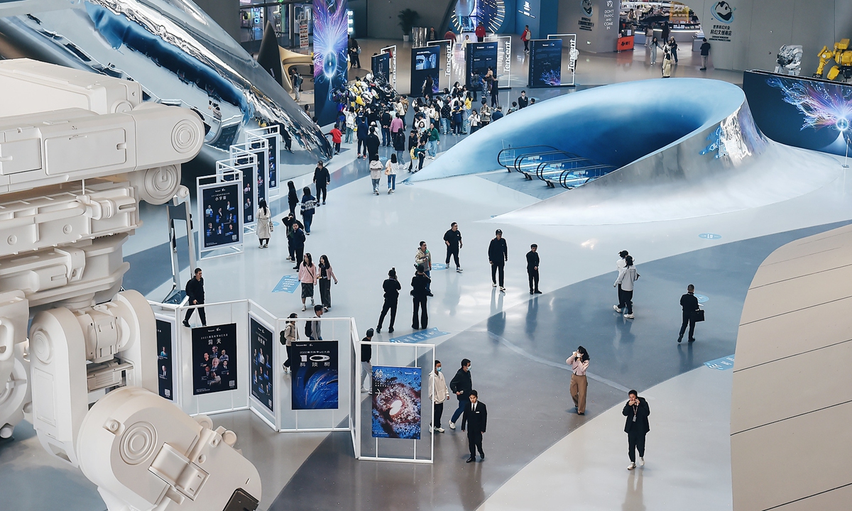 A view inside the Chengdu Science Fiction Museum, the venue for the WE Summit Photo: Courtesy of organizers