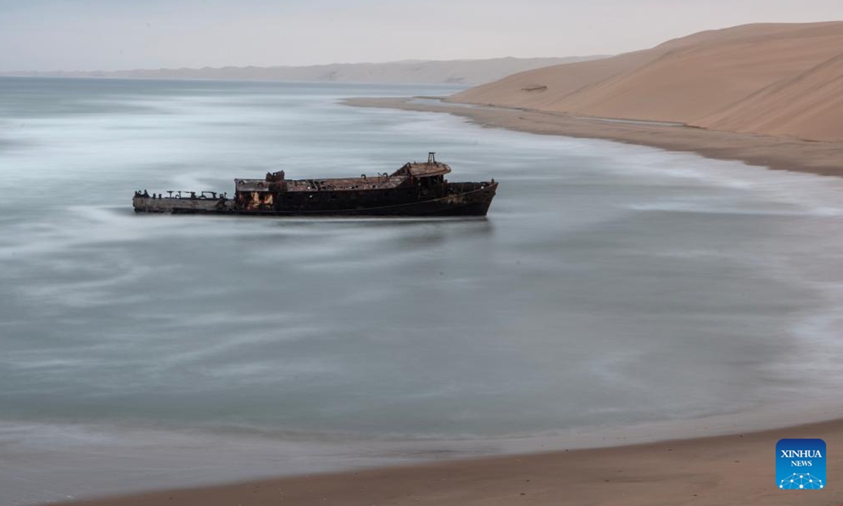 This photo shows the Meob Bay at the Namib-Naukluft National Park in Namibia, Nov. 2, 2024. (Photo: Xinhua)