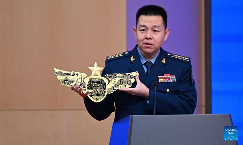 China's Air Force spokesperson Xie Peng attends a press conference on Nov. 5, 2024. (Photo: Xinhua)