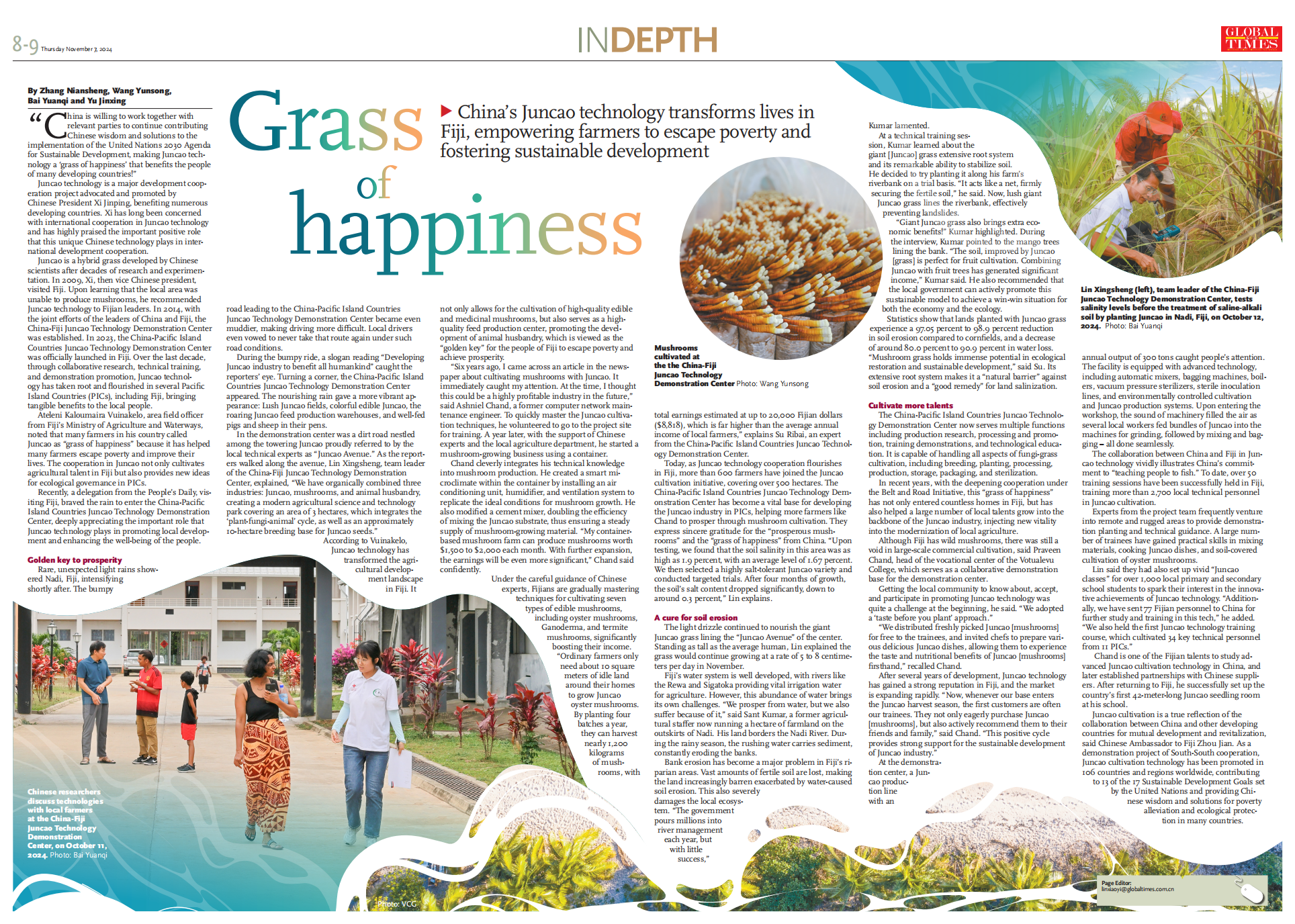 Grass of happiness