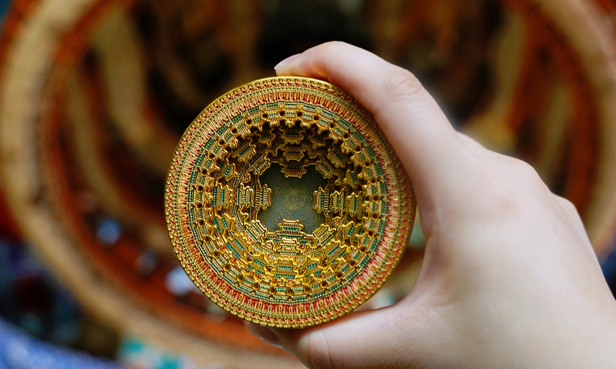 A magnet souvenir of the Beijing Ancient Architecture Museum  Photo: Beijing Ancient Architecture Museum