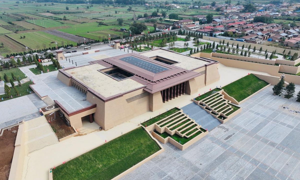 A new museum is set to open at the 4,300-year-old Taosi site in North China on November 12, 2024. Photo: Courtesy of National Cultural Heritage Administration