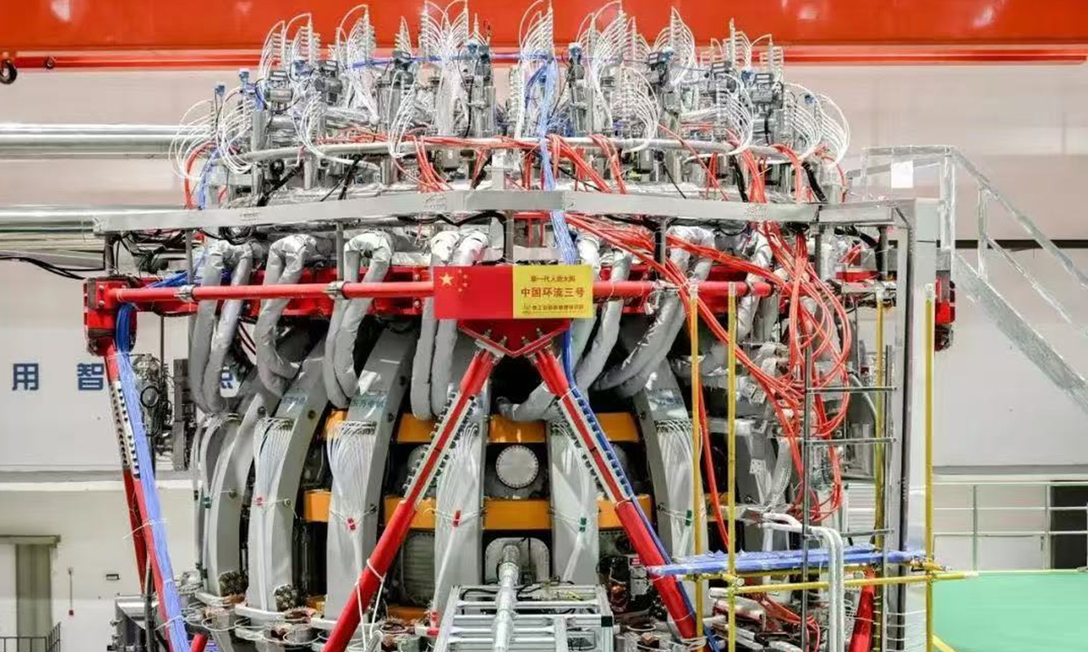 China's new-generation artificial sun Huanliu-3 (HL-3) tokamak Photo: CNNC 