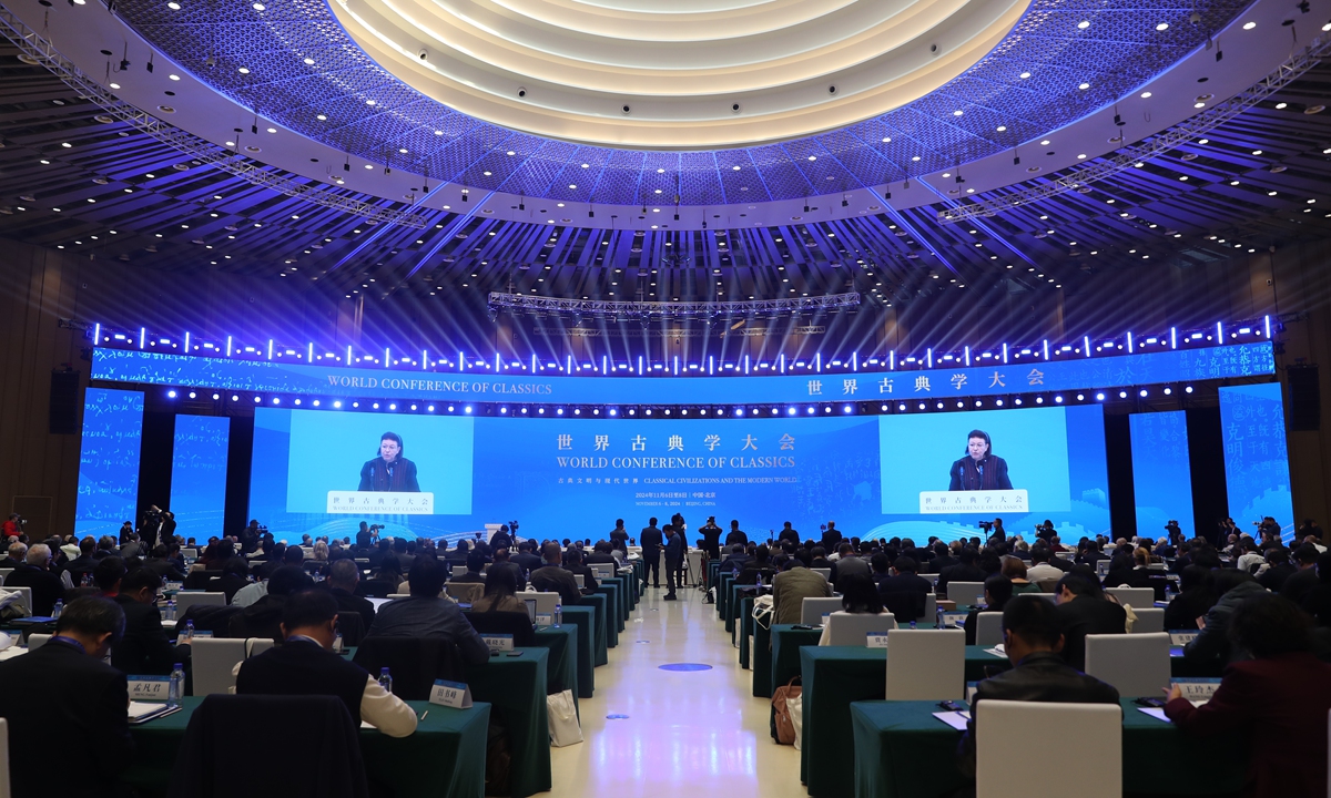 Under the theme Classical Civilizations and the Modern World, the World Conference of Classics opens on November 7, 2024 in Beijing. Photo: VCG