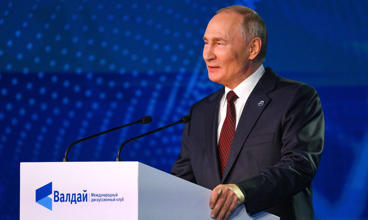 Russian President Vladimir Putin Photo: VCG