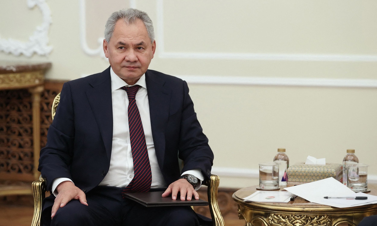 Secretary of the Russian Federation Security Council Sergei Shoigu Photo: VCG