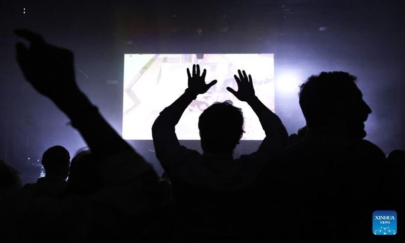 People attend the Youth+Music Festival in Paris, France, Nov. 16, 2024. (Xinhua/Gao Jing)