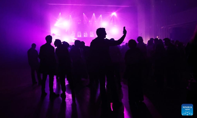 People attend the Youth+Music Festival in Paris, France, Nov. 16, 2024. (Xinhua/Gao Jing)