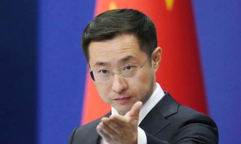 Chinese Foreign Ministry spokesperson Lin Jian Photo: Chinese Foreign Ministry