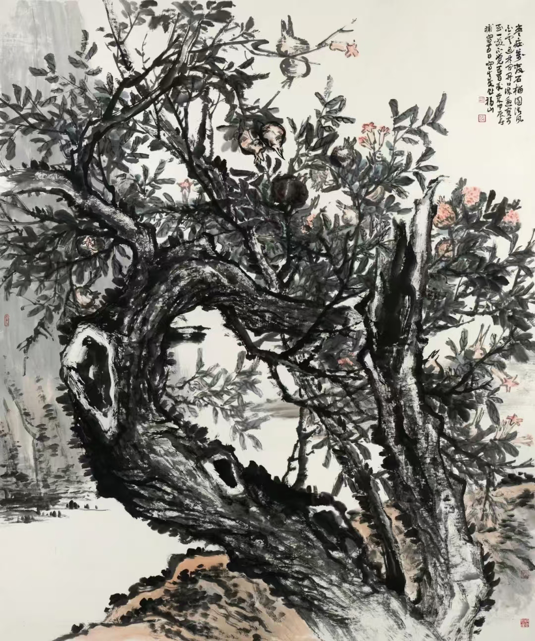 The painting by Xu Fushan Photo: Courtesy of Chinese National Academy of Arts