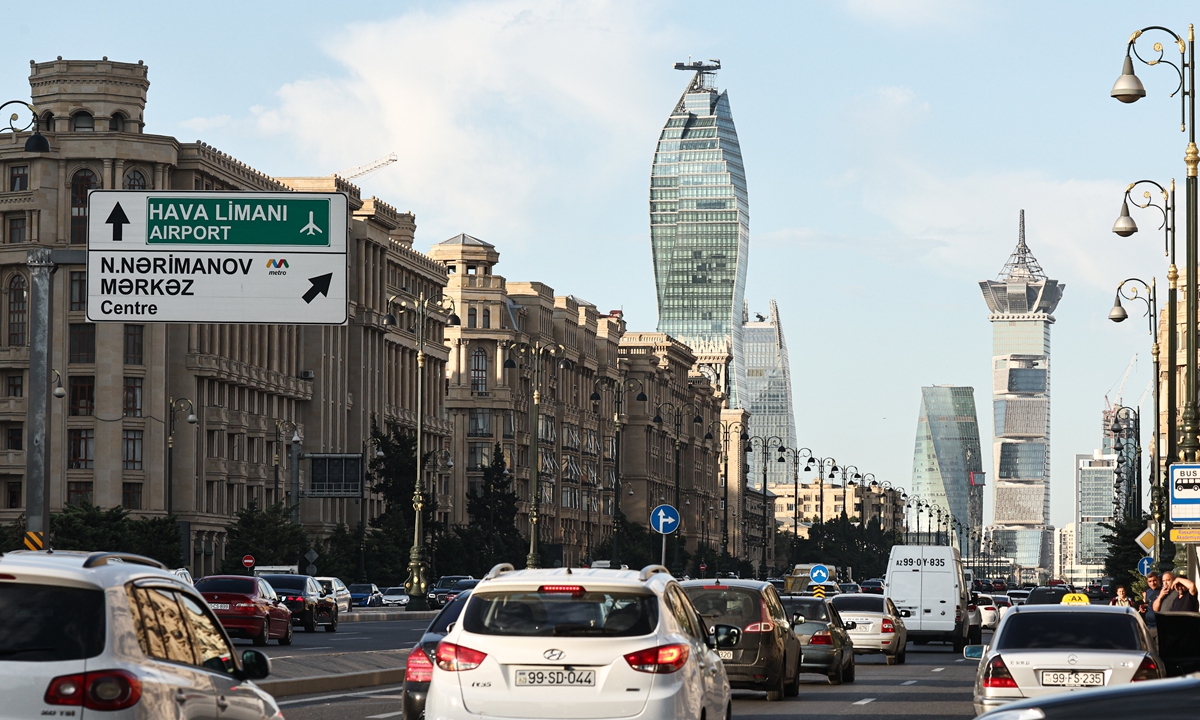 A view of Baku, Azerbaijan Photo: IC