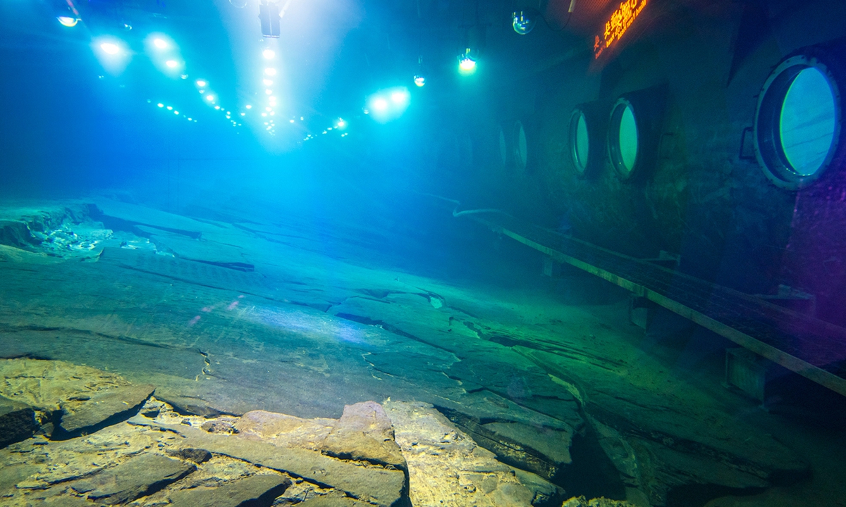 The Underwater Museum of Baiheliang  Photo: Courtesy of the museum