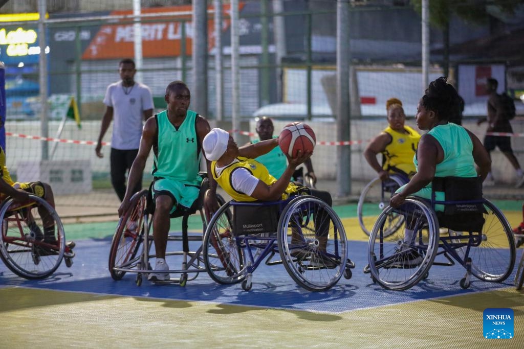 Persons with disabilities play a wheelchair basketball game to mark the International Day of Persons with Disabilities in Dar es Salaam, Tanzania, on Dec. 2, 2024. (Photo: Xinhua)