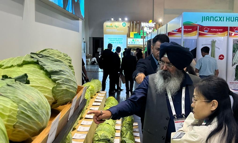 People visit the Asian Seed Congress in Sanya, south China's Hainan Province, Dec. 3, 2024. Photo: Xinhua