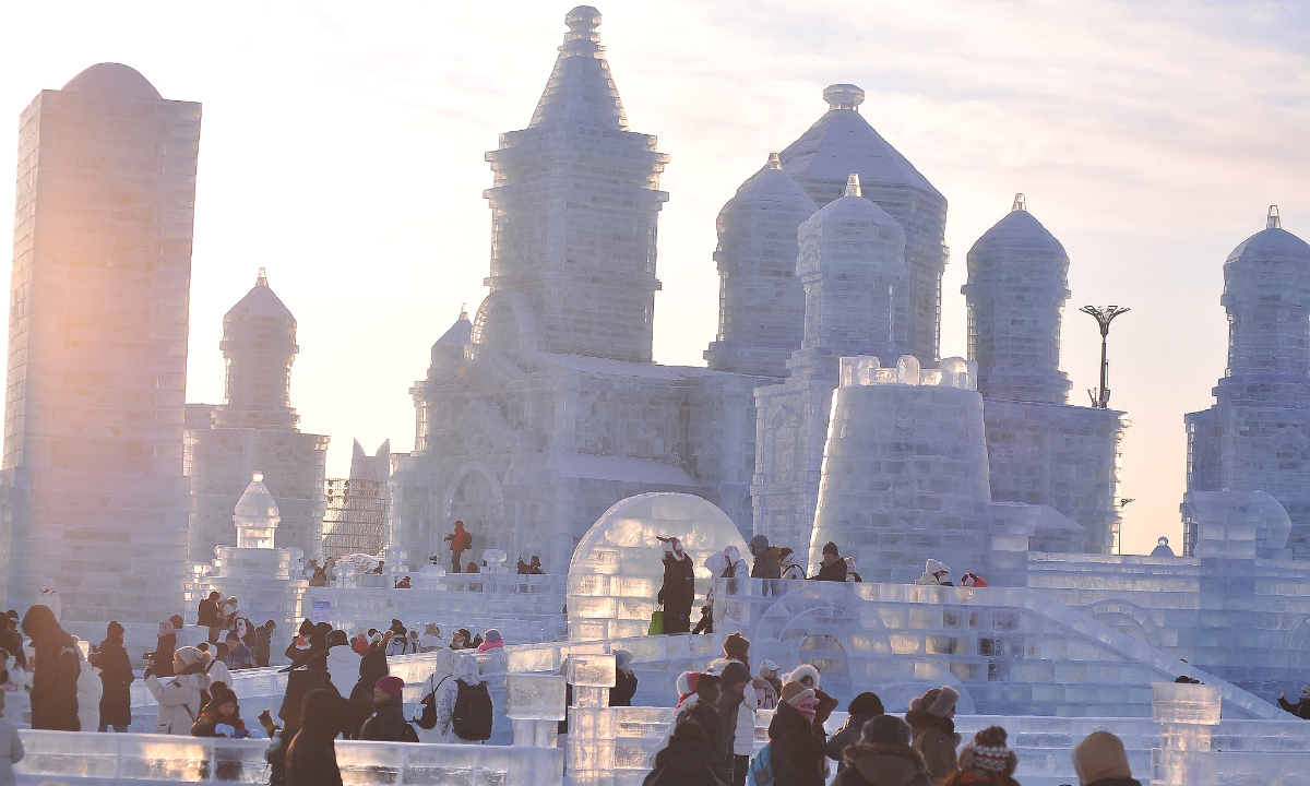 The 26th Harbin Ice and Snow World Photo：VCG