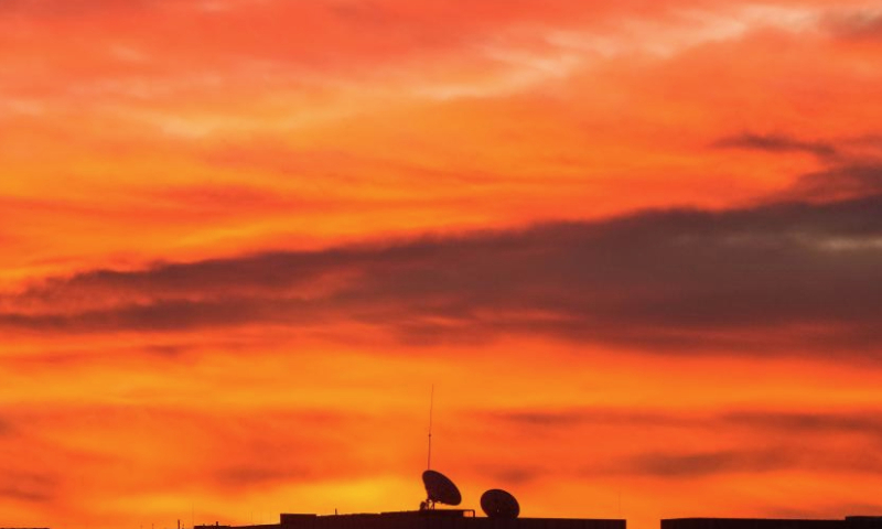 This photo taken on Dec. 16, 2024 shows a view in the morning light in Beijing, capital of China. (Xinhua/Chen Yehua)