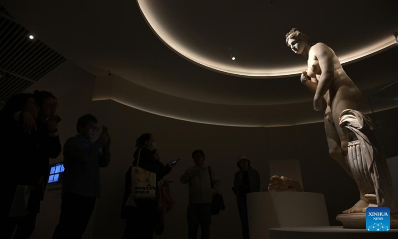 People visit an exhibition titled The Countless Aspects of Beauty in Ancient Art at the National Museum of China in Beijing, capital of China, Nov. 5, 2024. (Photo: Xinhua)