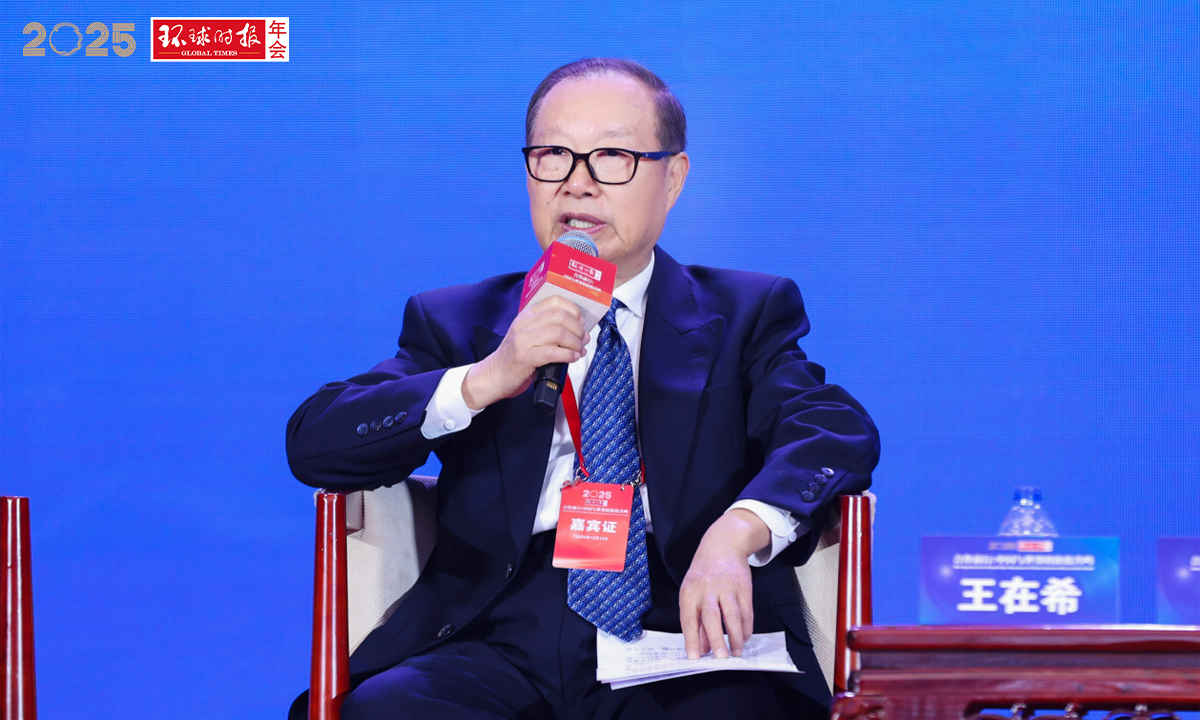 Wang Zaixi, former deputy director of Association for Relations across the Taiwan Straits. Photo: GT