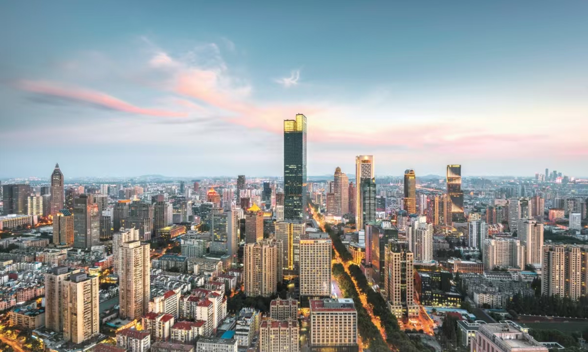 A view of Nanjing in East China's Jiangsu Province  Photo: VCG