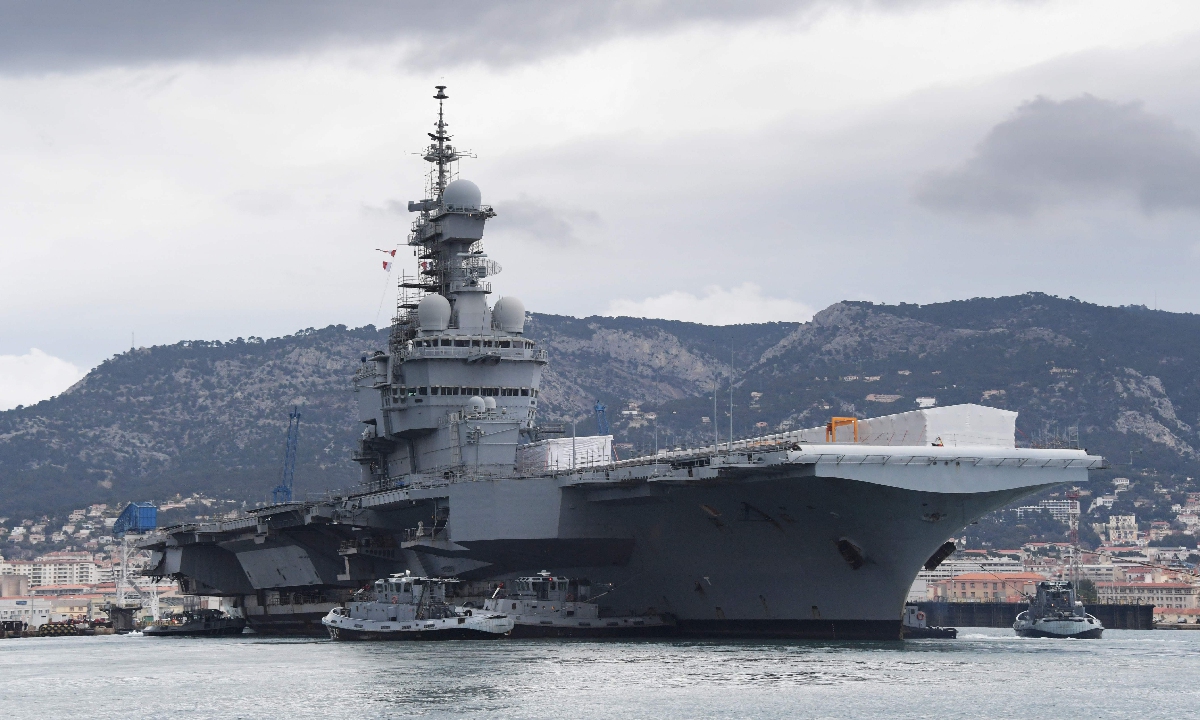 Charles de Gaulle aircraft carrier file photo:VCG