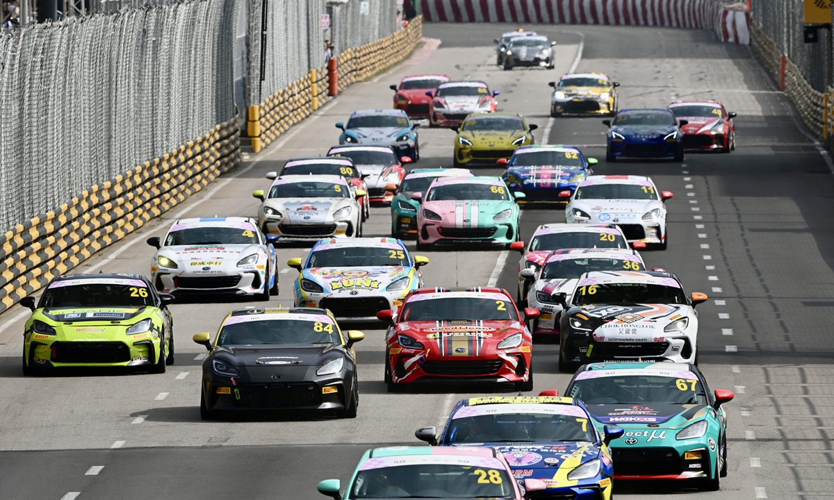 The 2024 Macao Grand Prix takes place on November 16, 2024, in Macao. Photo: VCG
