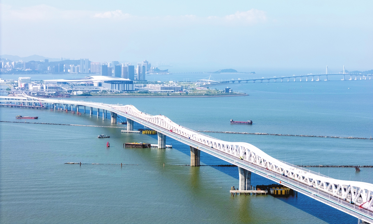 A view of the Macao Bridge on December 16, 2024 Photo: VCG