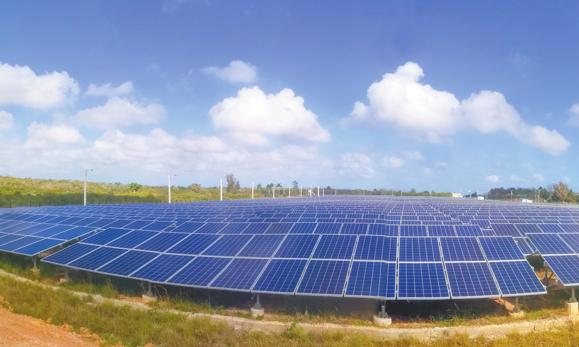 The China-aid solar power plant in Pinar del Río, Cuba Photo: Courtesy of POWERCHINA Chengdu Engineering Corporation Limited