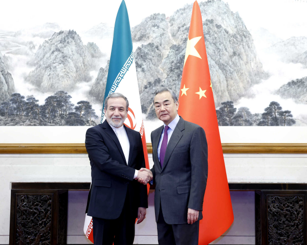 Chinese Foreign Minister Wang Yi (right), also a member of the Political Bureau of the Communist Party of China Central Committee, holds talks with Minister of Foreign Affairs of Iran Seyyed Abbas Araghchi in Beijing on December 28, 2024. Photo: website of Chinese Ministry of Foreign Affairs