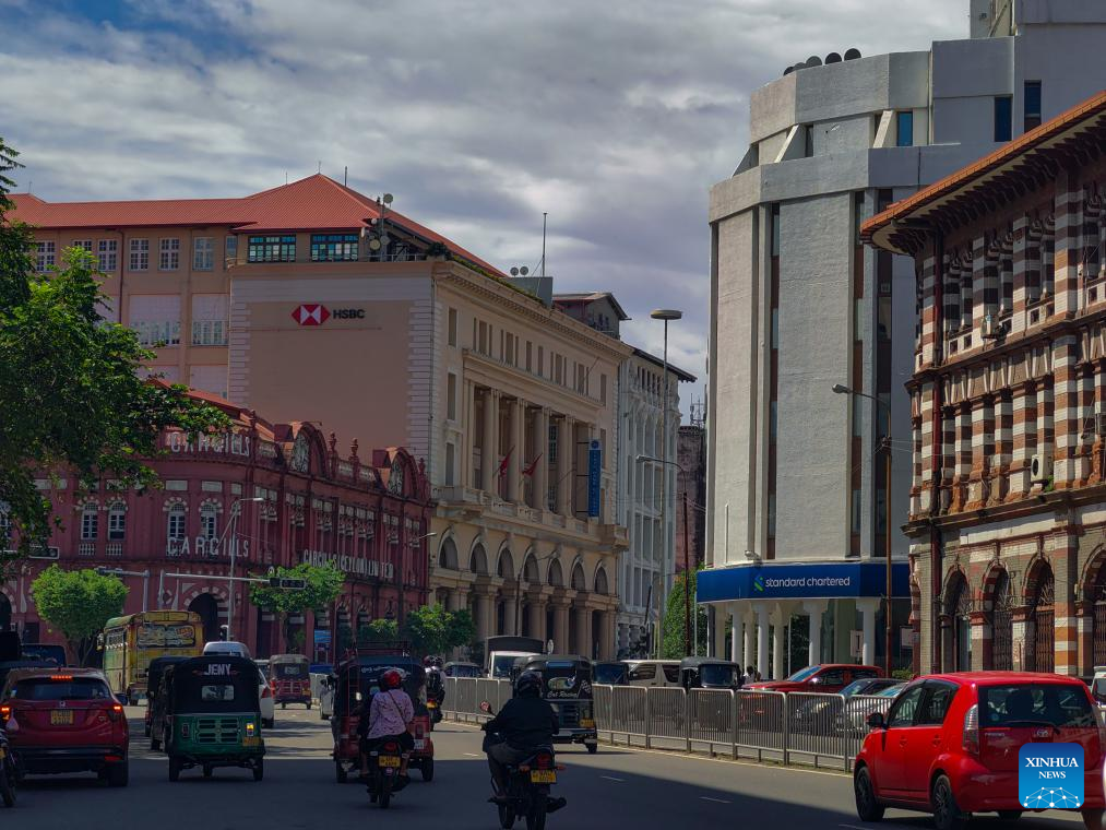 This photo taken with a mobile phone shows the Cargills York Street in Colombo, Sri Lanka, Dec. 20, 2024. (Photo: Xinhua)