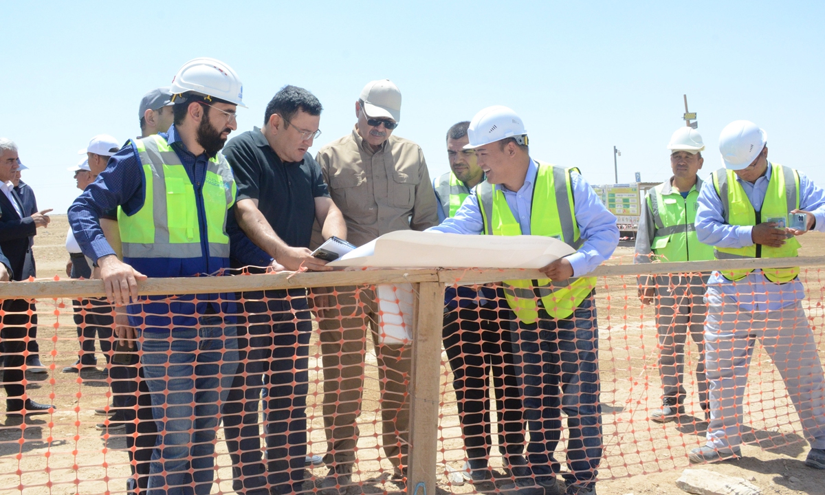 The Zarafshan wind power project in Uzbekistan Photo: Courtesy of SEPCOIII Electric Power Construction Corporation