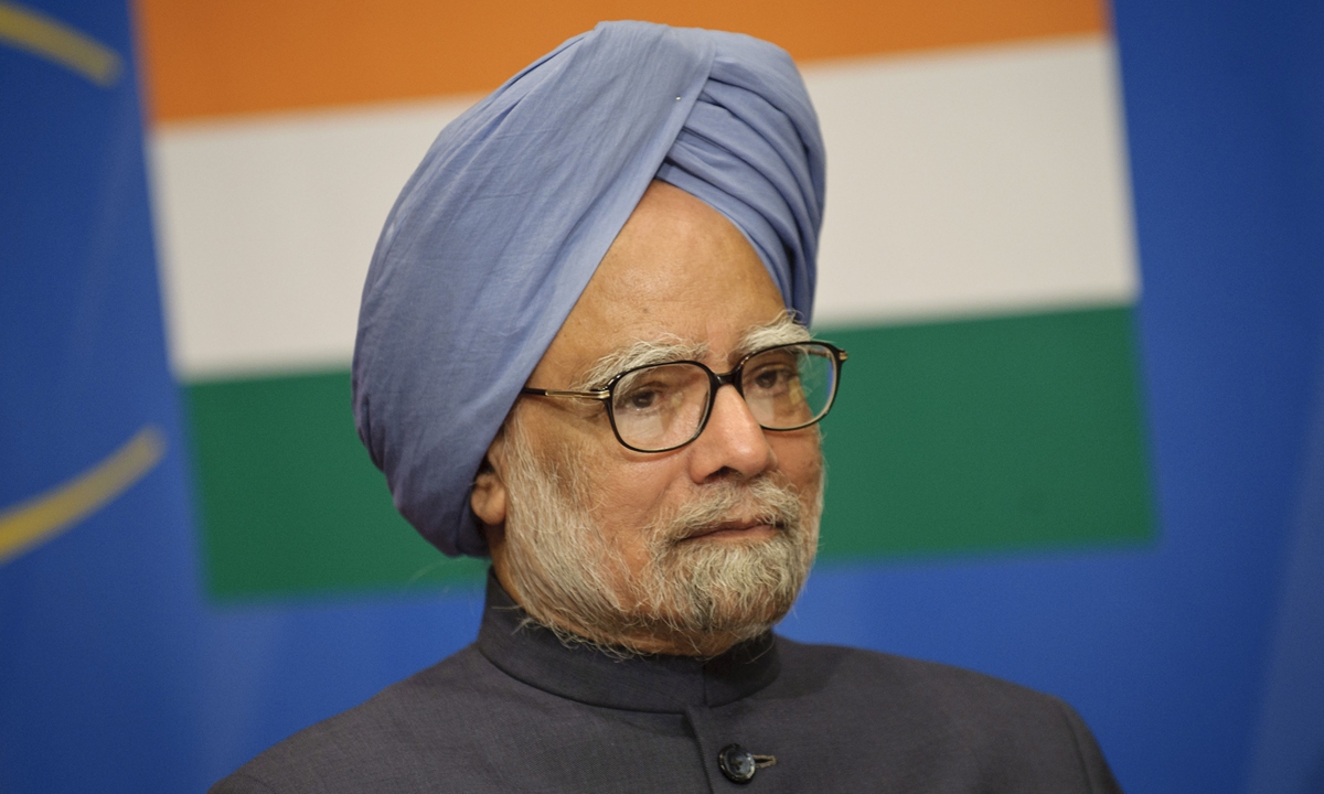 Former Indian Prime Minister Manmohan Singh Photo: VCG