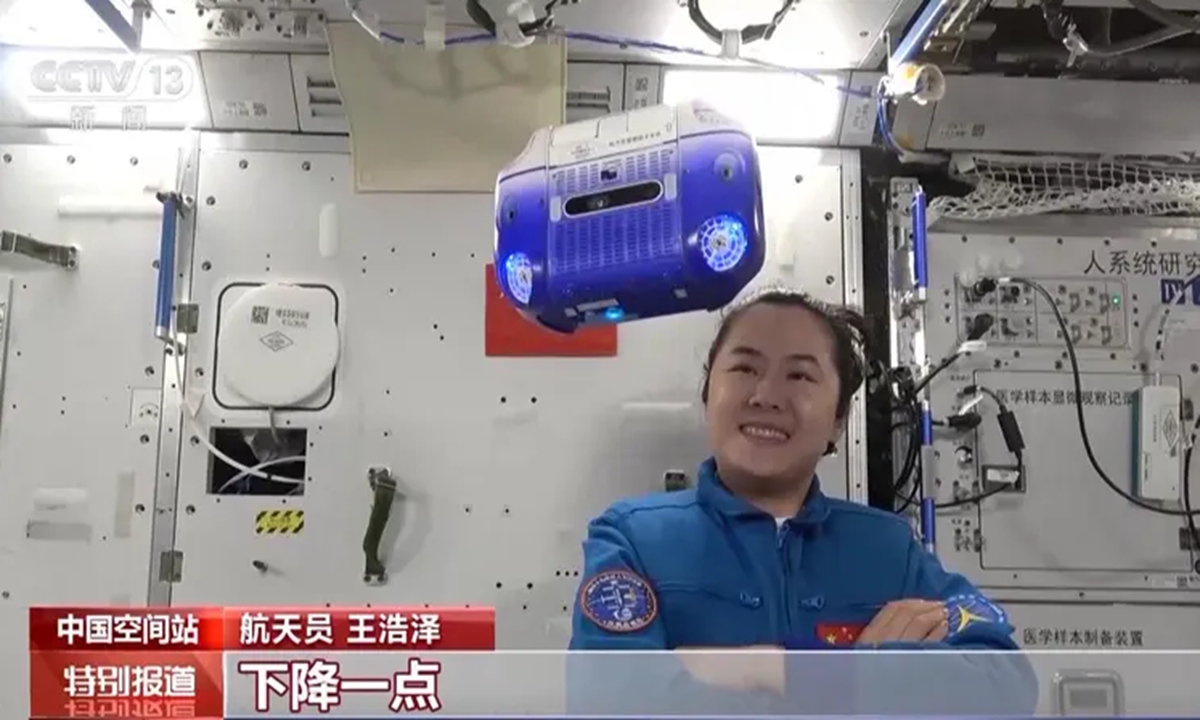 Wang Haoze, China's first female spaceflight engineer, introduced a special 