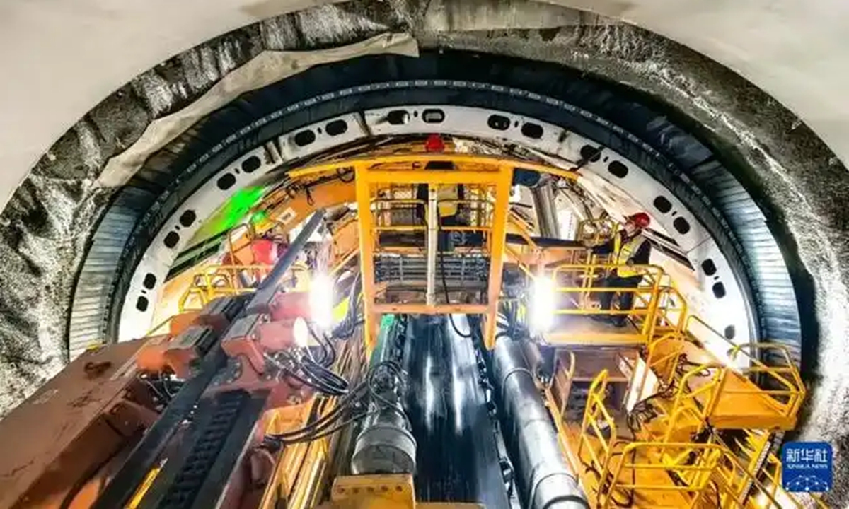 China's largest-diameter dual-shield, self-developed TBM (Tunnel Boring Machine), the 