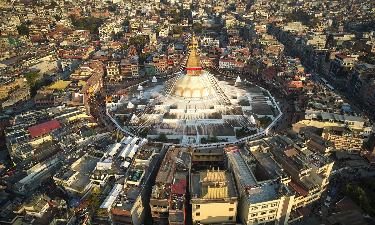 An aerial view of Kathmandu, Nepal Photo: VCG