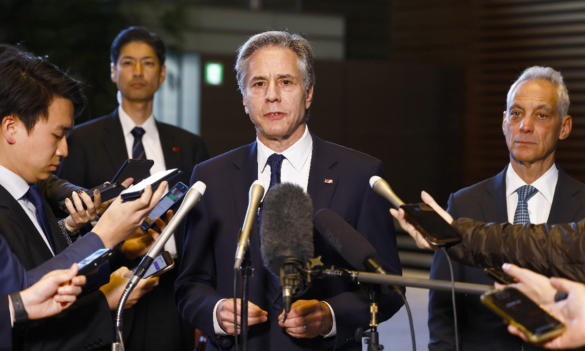 Blinken visits Japan under shadow of steel deal