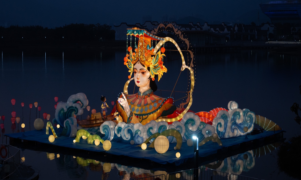 The lantern of goddess Mazu Photo: Courtesy of Lin Tianhong